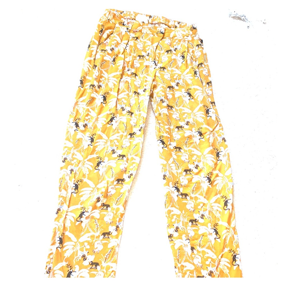 Yellow safari pants